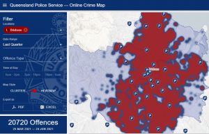 online heatmap of break ins proves the need to security alarm cameras