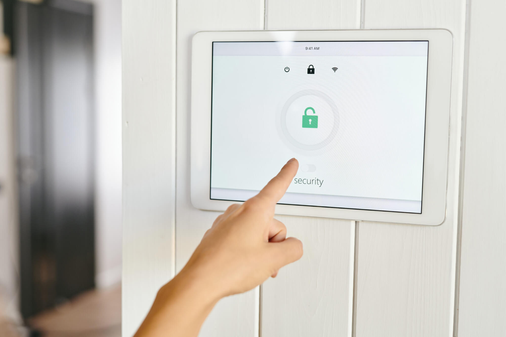 A modern home with a Home Security Alarm System Upgrade
